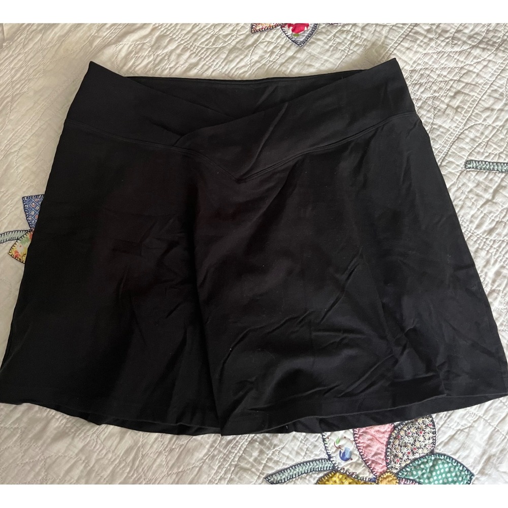 Pink Victoria's Secret Crossover V-Waist Active Skort Black XXL